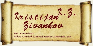 Kristijan Živankov vizit kartica